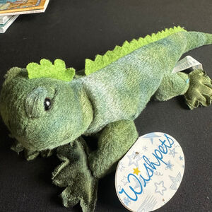 Wishpets Green Iguana Stuffed Animal